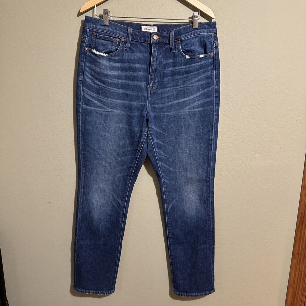 Madewell Women’s The High-Rise Slim Boy Jean - Size 30 - Light Distress